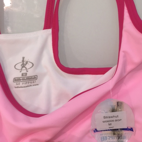 NWT Balle De Match romance hot pink tennis/golf sports top - Picture 2 of 5